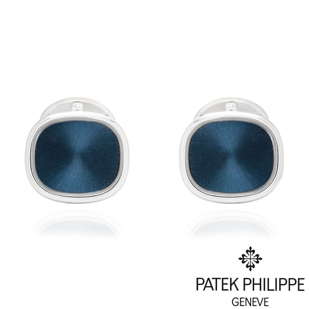 Patek Philippe Ellipse  White Gold Cufflinks Patek Philippe Ellipse  White Gold Cufflinks